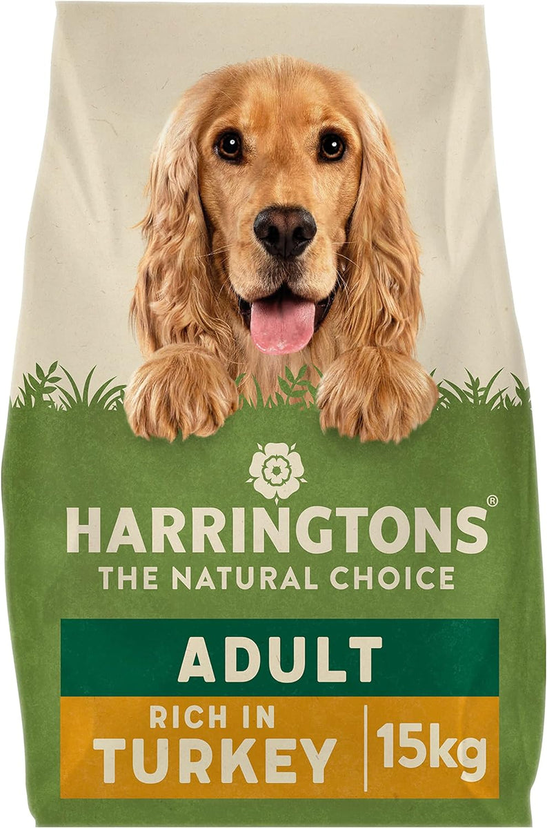 Harringtons Complete Dry Adult Dog Food Turkey Veg 15kg
