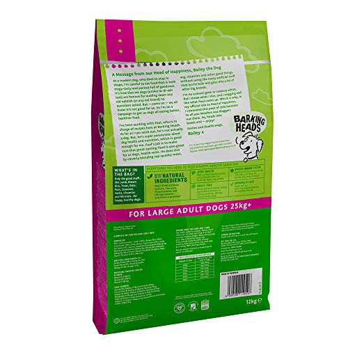 Barking Heads Dry Dog Food for Large Breeds Chop Lickin' Lamb 100