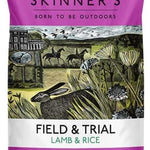 Skinner’s Field & Trial Lamb & Rice – Complete Dry Adult Dog Food, For Active and Energetic Dogs, Sensitive, 15kg