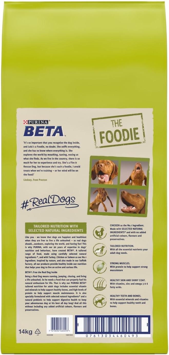 BETA Adult Rich In Chicken, Dry Dog Food 14kg
