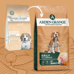 Arden Grange Adult Dry Dog Food Rich in Pork and Rice, 12 kg