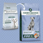 Arden Grange Sensitive Adult Dry Dog Food Grain Free, Fresh Ocean White Fish and Potato, 11.5kg
