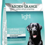 Arden Grange Adult Dry Dog Food Light with Fresh Chicken and Rice, 12 kg