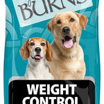 Burns Pet Nutrition Hypoallergenic Complete Dry Dog Food Adult and Senior Dog Weight Control Chicken and Oats 12 kg