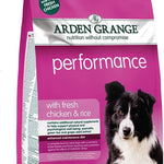Arden Grange Adult Performance Dry Dog Food with Fresh Chicken and Rice, 12 kg