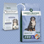 Arden Grange Sensitive Large Breed Ocean White Fish & Potato 12 kg - Hypoallergenic Grain Free Dog Food for Large Breeds with Prebiotics, Joint Support and Omega Fatty Acids