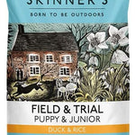 Skinners Field & Trial Puppy Duck & Rice , Complete Dry Food, Supports Gut Health, 15kg