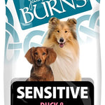 Burns Sensitive Duck and Brown Rice Hypoallergenic Adult Dog Food 12kg