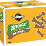 Pedigree Biscrok Original 10 kg Snacks, Dog Treats Gravy Bones Biscuits Dog Treats, Megapack