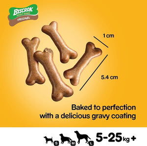 Pedigree Biscrok Original 10 kg Snacks, Dog Treats Gravy Bones Biscuits Dog Treats, Megapack