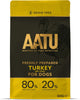 AATU 80/20 Dry Dog Food, Turkey, High Protein, Grain Free Recipe, No Artificial Ingredients, 5 kg