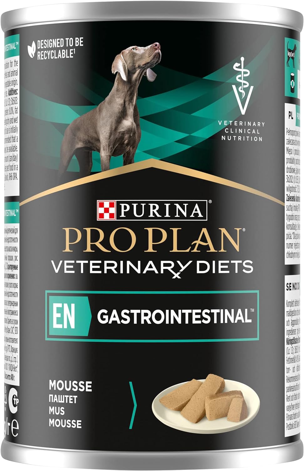 PRO PLAN VETERINARY DIETS EN Gastrointestinal Wet Dog Food 400g, Pack of 12