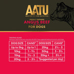 AATU 90/10 Premium Wet Adult Dog Food, Angus Beef, 6x400g Tins, Grain-Free