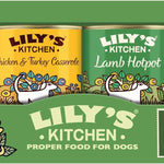 Lily's Kitchen Natural Adult Wet Dog Food Tins Classic Dinners Variety Pack 12 x 400g