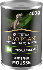 PRO PLAN VETERINARY DIETS Canine HA Hypoallergenic Dog Food 400g, Pack of 12