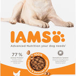 IAMS Complete Dry Dog Food for Adult 1+ Large Breeds with Chicken 12 kg