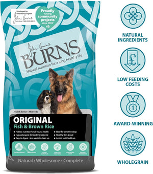 Burns Dog Original Fish & Brown Rice 12kg