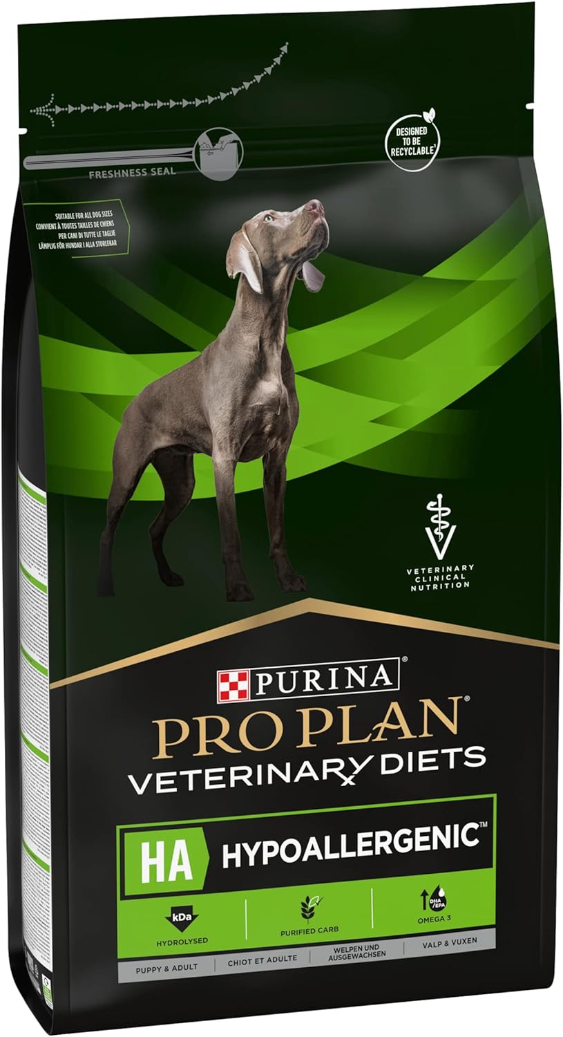 PRO PLAN VETERINARY DIETS HA Hypoallergenic Dry Dog Food 3kg Uwu4Dogs