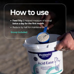 Protexin Equine Acid Ease, 3Kg, Daily Gut Support for Horses and Weaned Foals Prone to Gastric Sensitivity