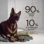 AATU 90/10 Premium Wet Adult Dog Food, Angus Beef, 6x400g Tins, Grain-Free