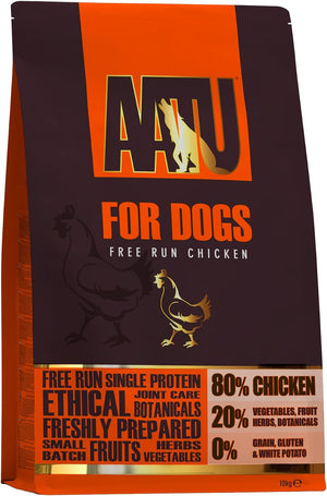 AATU 80/20 Grain Free Chicken Dry Dog Food - 10kg