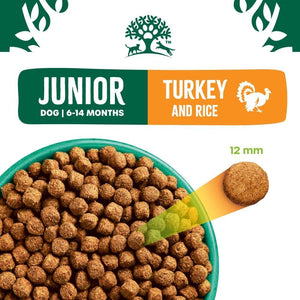 James Wellbeloved Turkey & Rice Junior Dry Dog Food - 15kg