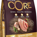 Wellness CORE Senior Original, Dry Dog Food for Mature Dogs from 7 Years, Grain Free, With High Meat Content, Turkey & Chicken, 10 kg