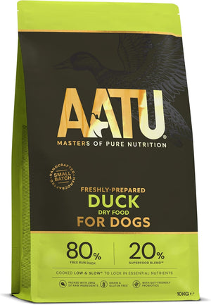 AATU 80/20 Grain Free Duck Dry Dog Food - 10kg