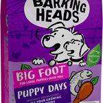 Barking Heads Complete Dry Dog Food 12kg - Puppy Big Foot (Large Breed) Puppy Days Turkey - Natural Grain Free Hypoallergenic