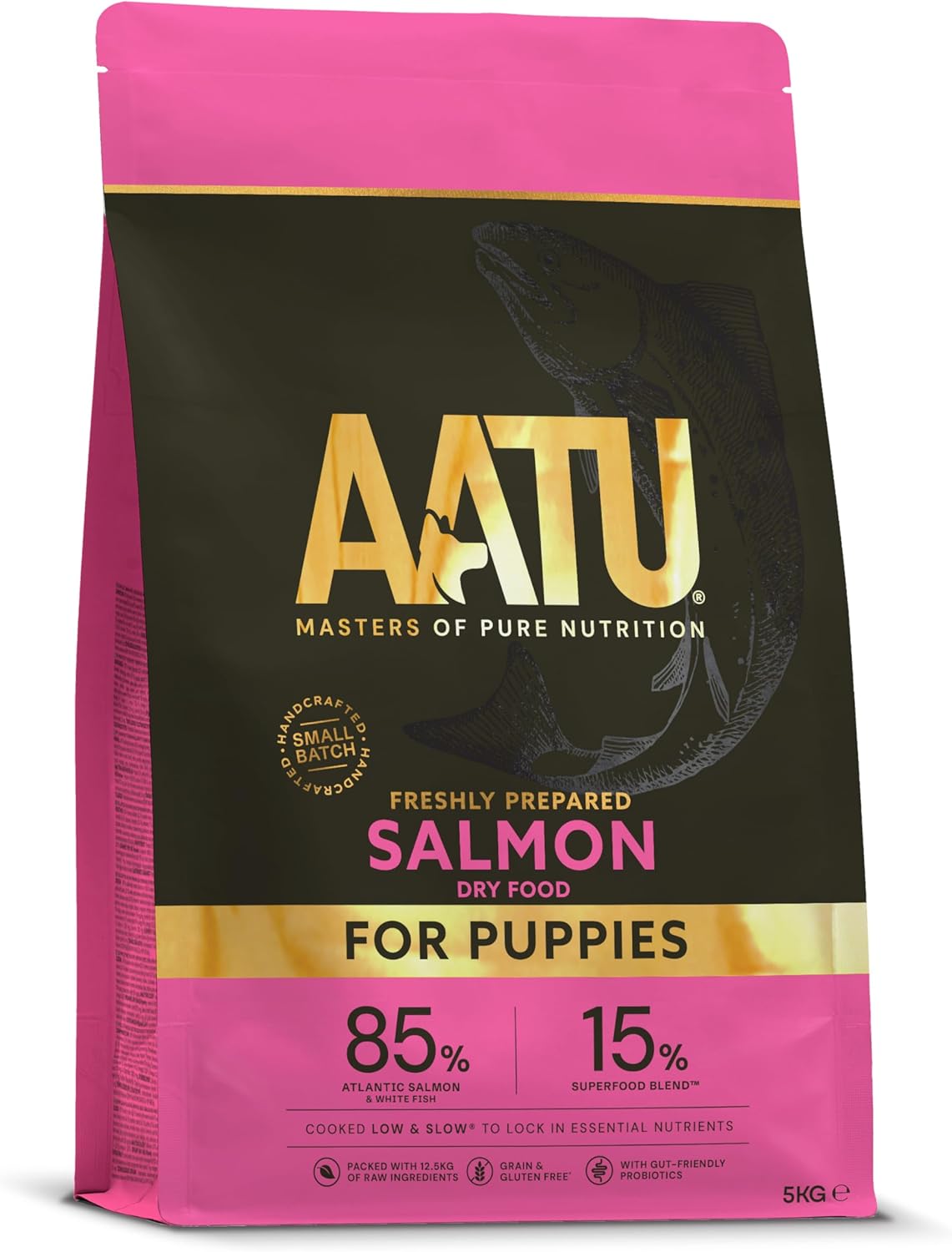 AATU 80/20 Dry Puppy Food - Salmon 5kg