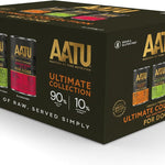 AATU Adult Dog Food Wet Tins - Variety Pack (6x400g) - Grain Free Recipe with No Artificial Ingredients - Good for Low Maintenance Feeding. (Packaging may vary). (Pack of 4)