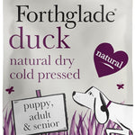 Forthglade Complete Natural Dry Dog Food - Grain Free Duck with Vegetables (6kg) Resealable Bag - Easy to Digest Cold Pressed Dog Food for Puppy, Adult and Senior Dogs