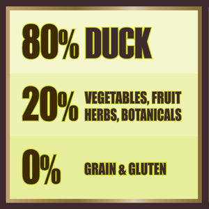 AATU 80/20 Grain Free Duck Dry Dog Food - 10kg