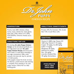 Dr John Puppy Dry Dog Food 10kg – High Protein Chicken Puppy Food with Omega 3 for Brain Development – Complete Nutrition for Working & Active Breed Puppies from Weaning