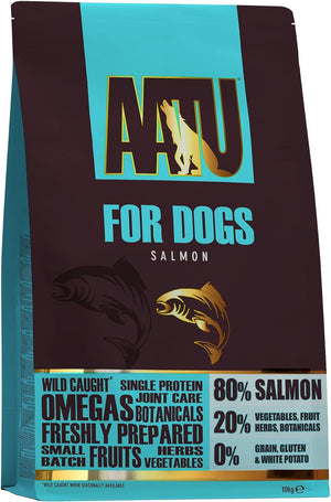 AATU 80/20 Grain Free Salmon Dry Dog Food - 10kg