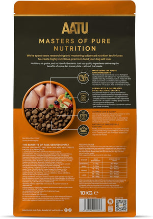 AATU 80/20 Grain Free Chicken Dry Dog Food - 10kg