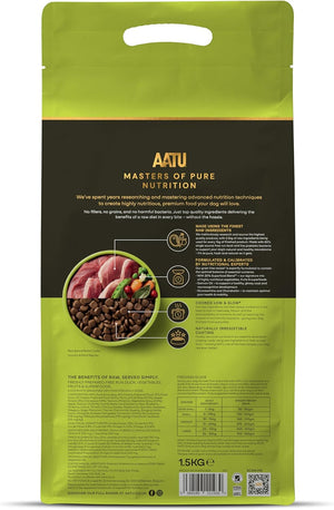 AATU 80/20 Complete Dry Dog Food, Duck 1.5kg