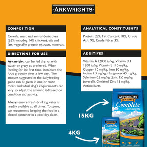 Arkwrights Sensitive Complete Dry Dog Food 15kg