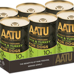 AATU 90/10 Complete Wet Adult Dog Food in a Tin Duck & Turkey 400g (Pack of 6) - Grain Free Recipe - No Artificial Ingredients - Good for Low Maintenance Feeding