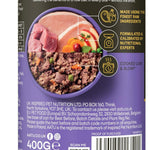 AATU 90/10 Complete Wet Adult Dog Food in a Tin Pork & Wild Boar 400g (Pack of 6) - Grain Free Recipe - No Artificial Ingredients - Good for Low Maintenance Feeding