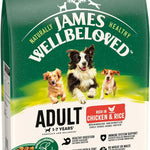 James Wellbeloved Adult Dog Food with Chicken and Rice 15kg