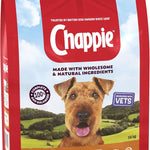 Chappie - Dry Dog Food for Adult Dogs - with Chicken and Wholegrain Cereal - 15 kg