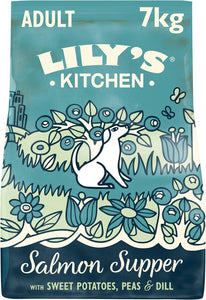 Lily's Kitchen Salmon Supper Natural Grain Free Complete Adult Dry Dog Food (7kg)