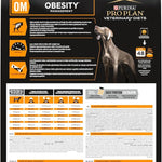 PRO PLAN VETERINARY DIETS OM Obesity Dry Dog Food 12kg