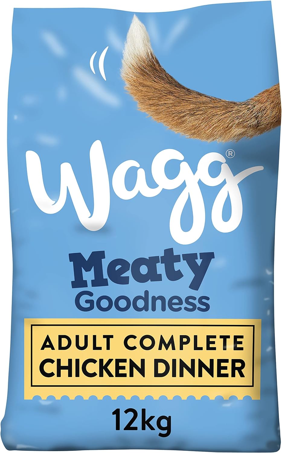 Wagg Meaty Goodness Complete Dry Adult Dog Food Chicken Dinner 12kg