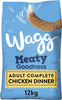 Wagg Meaty Goodness Complete Dry Adult Dog Food Chicken Dinner 12kg