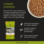 Skinner’s Field & Trial Junior – Complete Dry Food for Young Dogs, Balanced, Supports Gut Health, 15kg