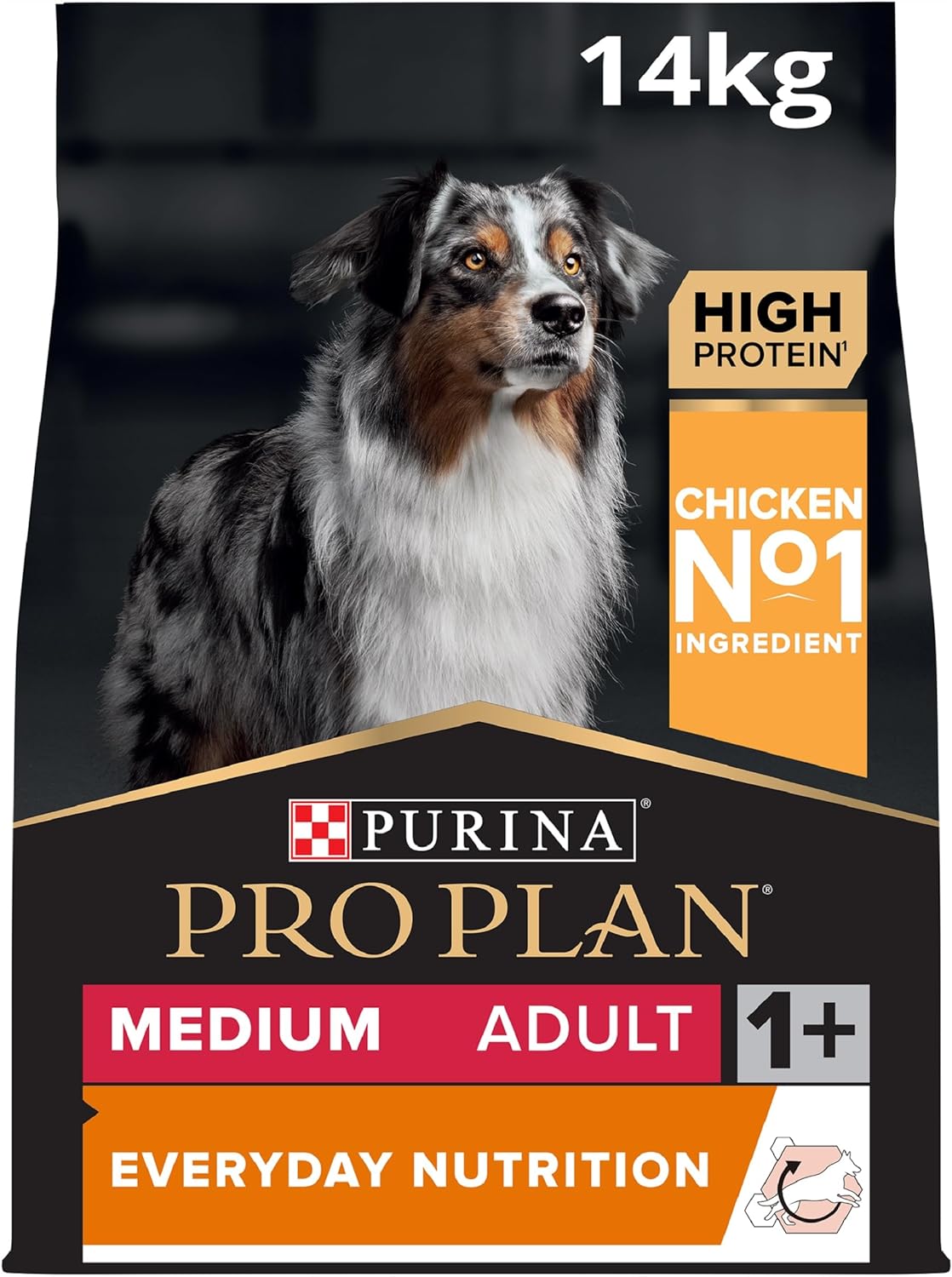PRO PLAN Medium Adult Everyday Nutrition Dry Dog Food with Chicken 14kg