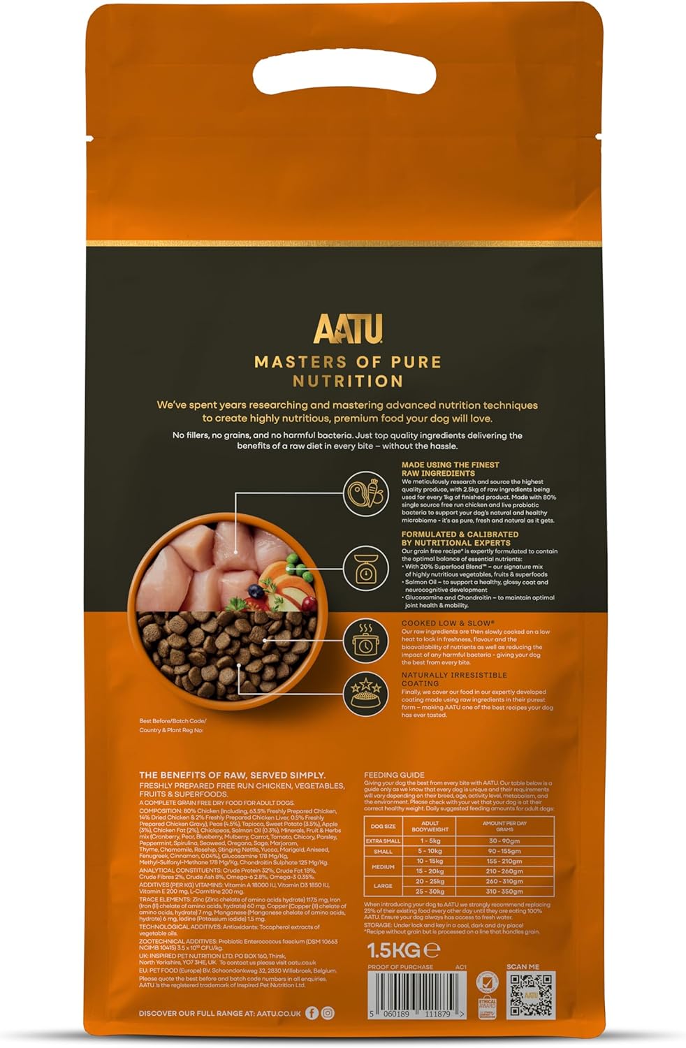 AATU Dog 80/20 Chicken 1.5kg