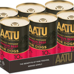AATU 90/10 Premium Wet Adult Dog Food, Angus Beef, 6x400g Tins, Grain-Free
